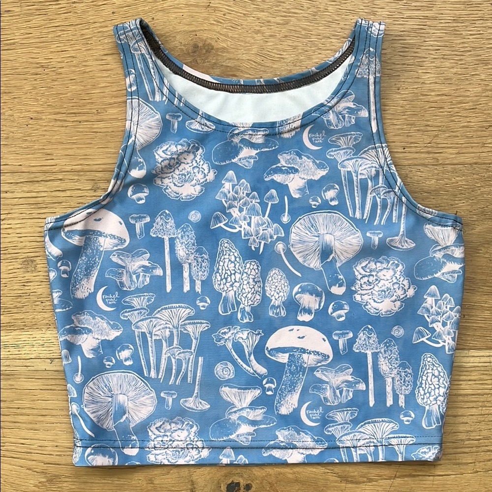 Rachel Pohl Eco Crop / mushrooms / size small